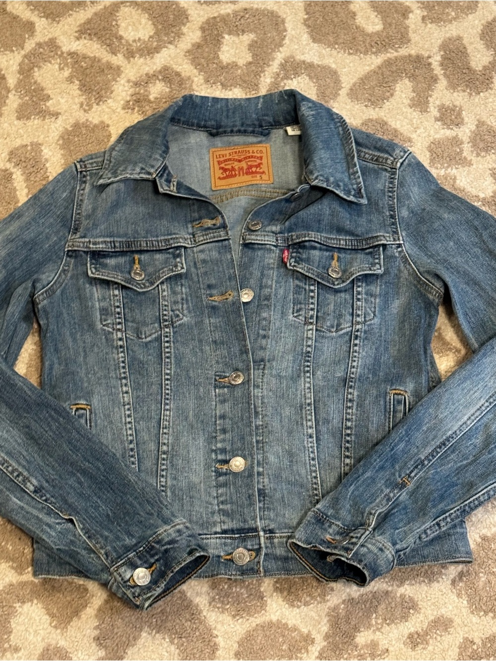 Levi's Distressed Light Blue Denim Jacket